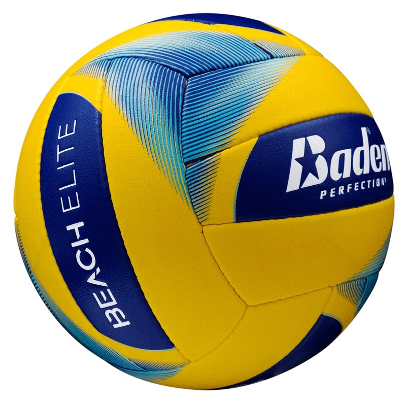 Baden | Beach Elite | Weather Resistant Cover + Raised Seem for Maximum Play | Official College Beach Volleyball | All Ages | Official Size 5 | Navy/Green/White | Official AVCA Beach Ball - Image 2